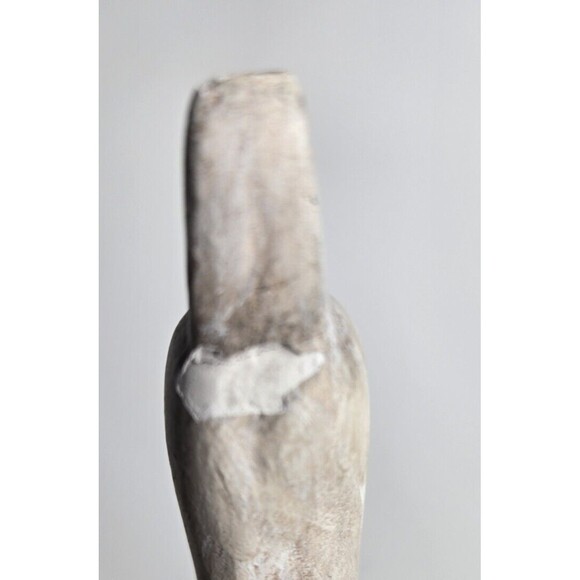 Mother Goose and Decor Papier Paper Mache Figure Collage and Metal - Picture 5 of 5